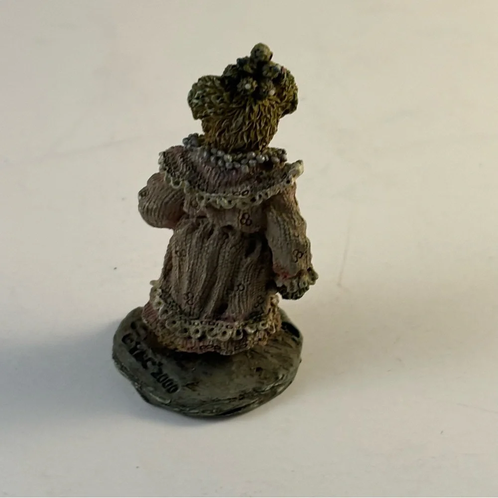 Vintage Boyds Town Village Twila Bearymore Miniature‎ Figure 1.75” High Necklace